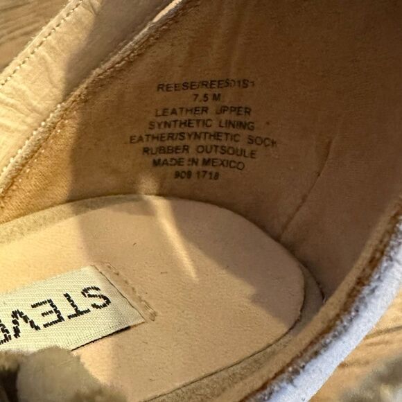 Women Steve Madden Reda Taupe Sandal Side Cutout Ankle Strap Tan 7.5 - Picture 9 of 9